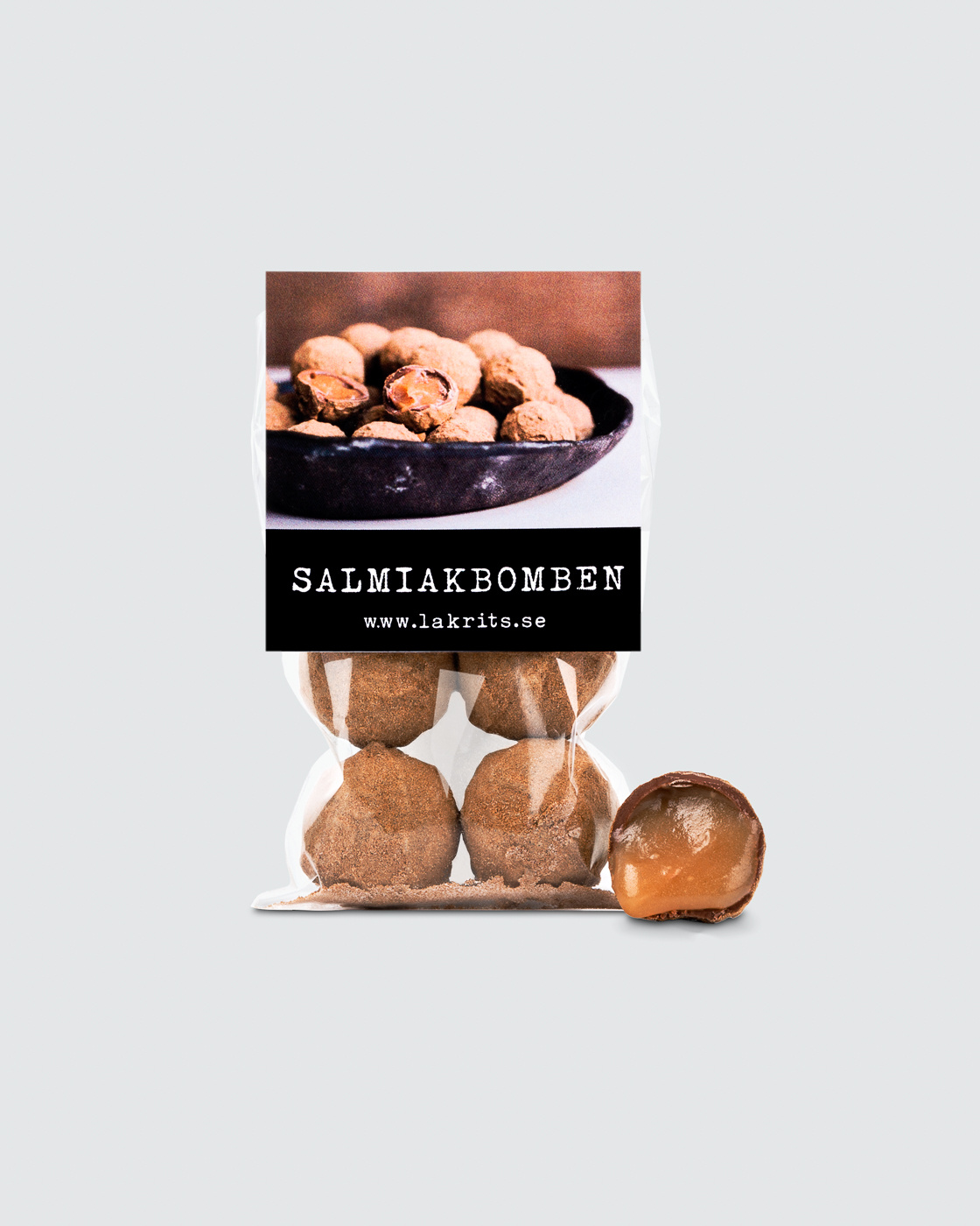 Salmiakbomben 4-pack i gruppen LAKRIS MED SJOKOLADE hos Haupt Lakrits AB (100170074)