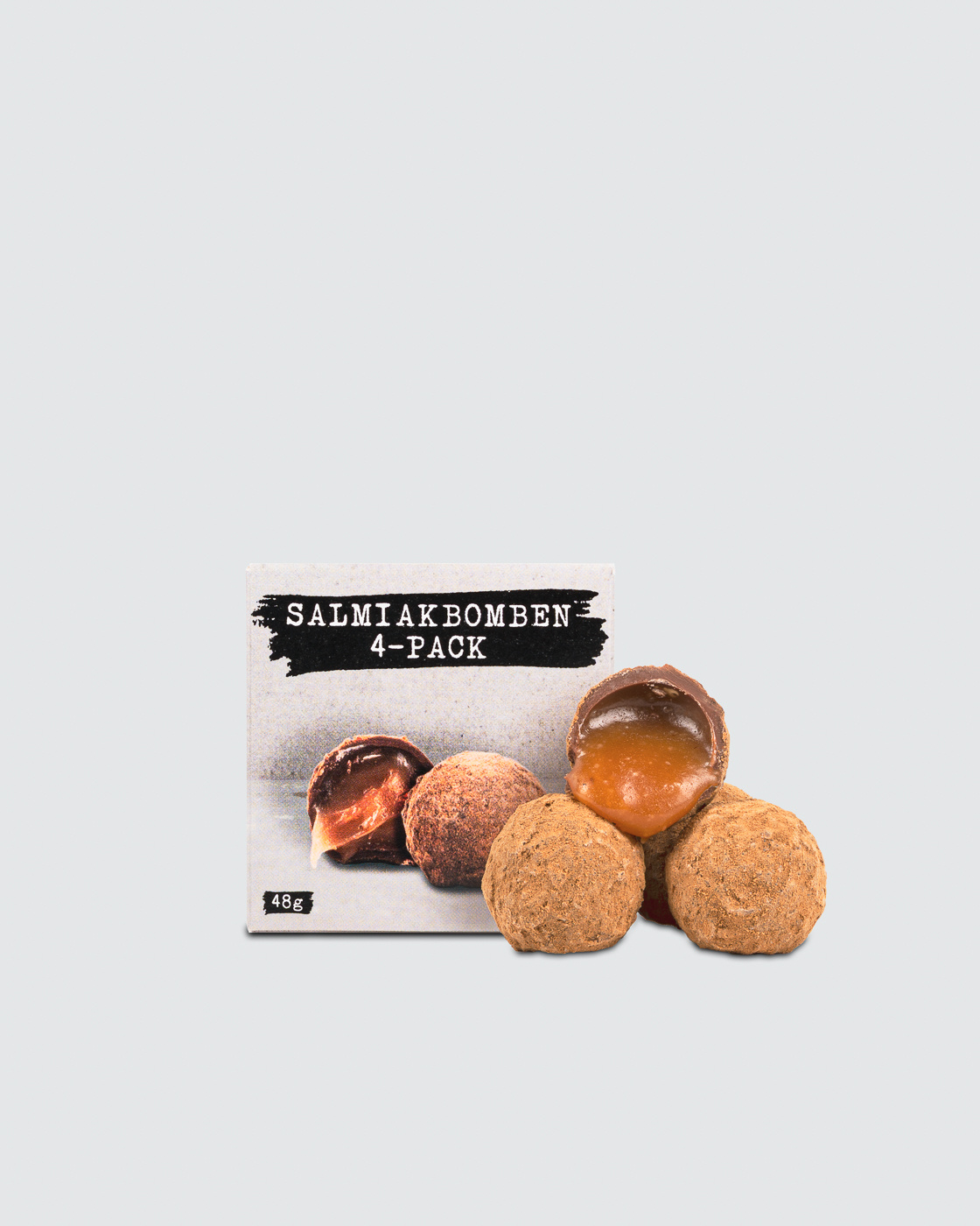 Salmiakbomben 4-pack i gruppen LAKRIS MED SJOKOLADE hos Haupt Lakrits AB (100170074)