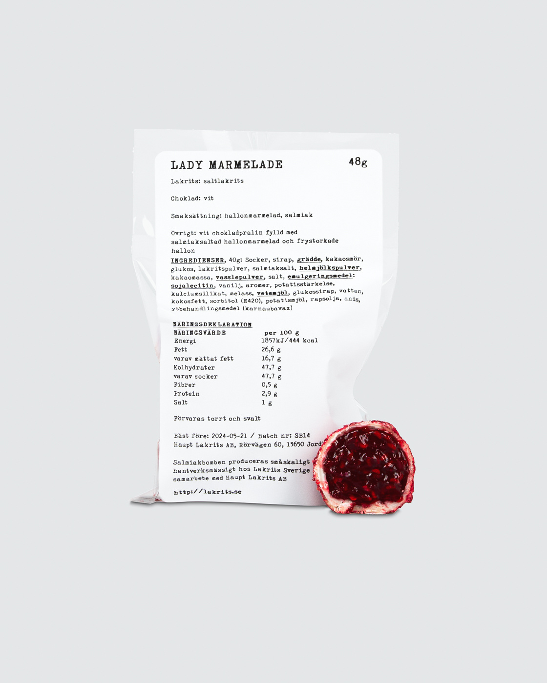 Lady Marmelade 4-pack i gruppen Salt lakris hos Haupt Lakrits AB (100170120)