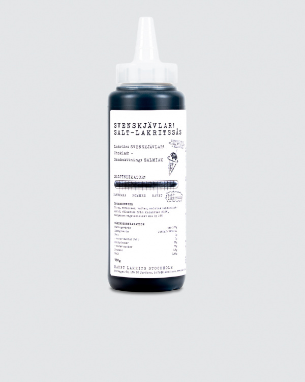 Svenskjävlar! Salt lakrissaus i gruppen Salt lakris hos Haupt Lakrits AB (100170190)